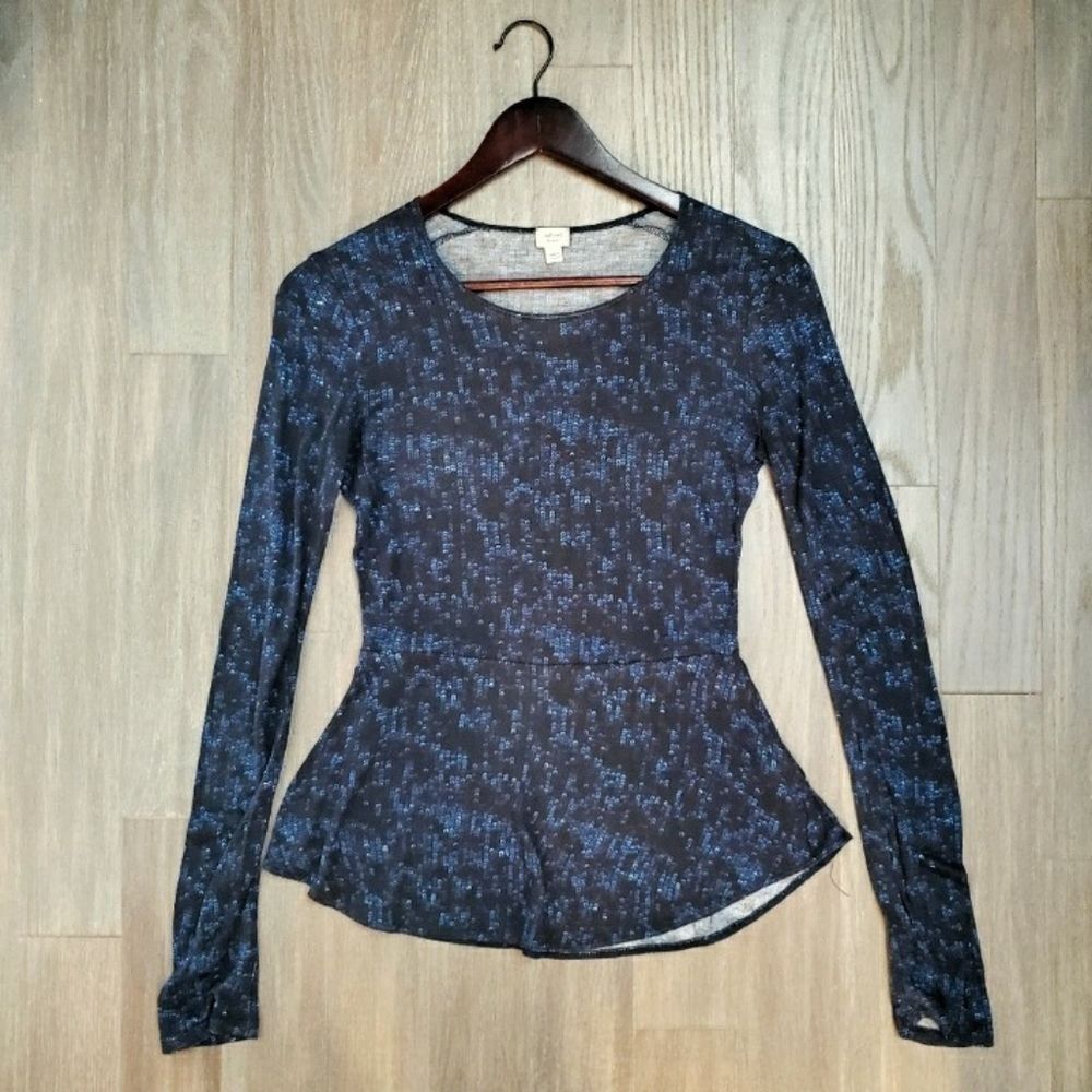 WILFRRD peplum tee (xxs)